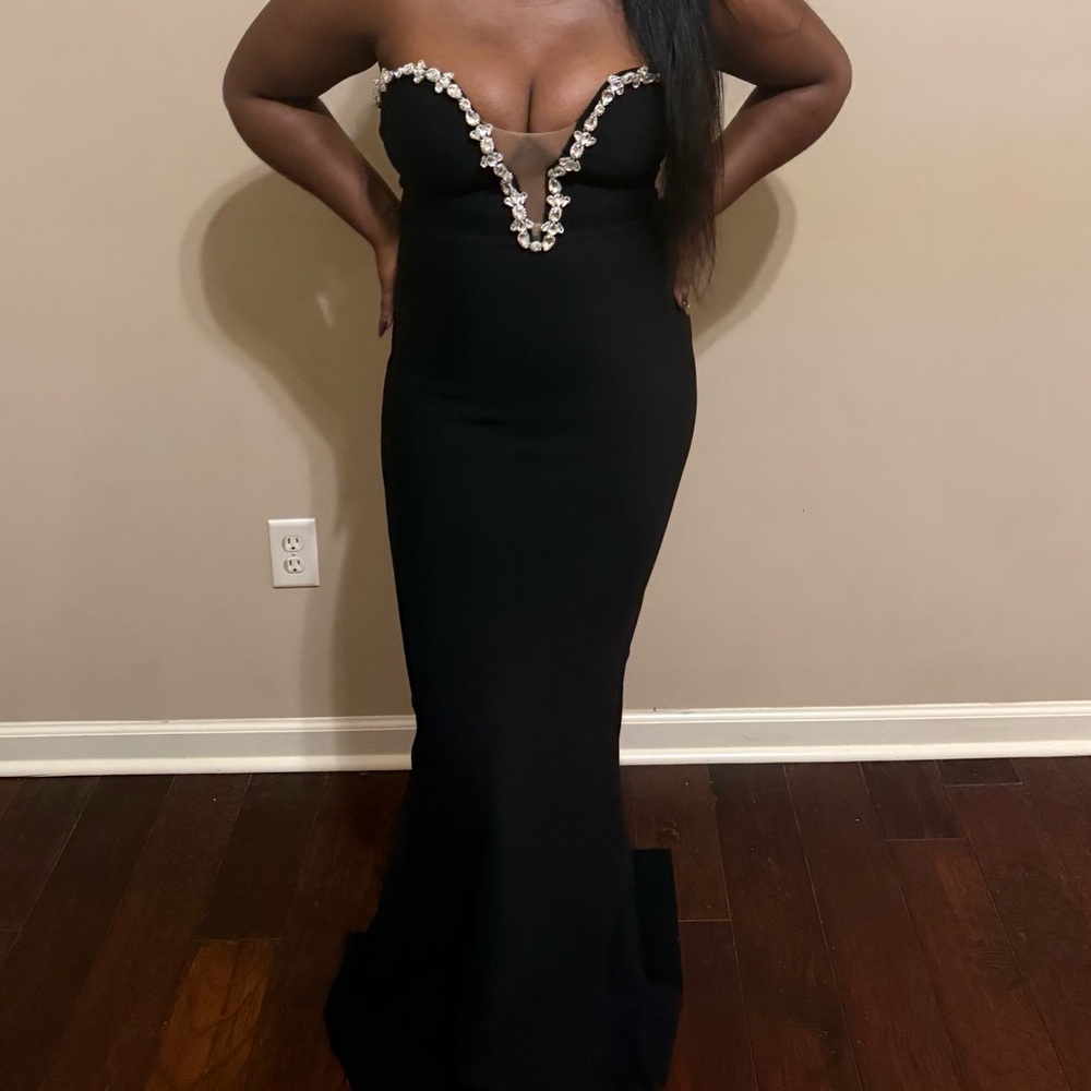 Odessa Embellished Bandage Gown